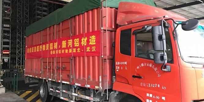 【中国加油！】新河铝材第二批防疫物资铝材顺利发出