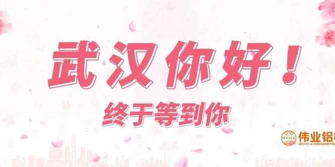 伟业铝材 @武汉，终于等到你，让我们共同按下“启动键”