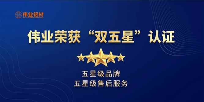 双五星认证！广东伟业集团通过“品牌认证”“售后服务认证”星级评价！